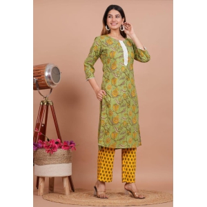 Women Cotton Rayon Kurta and Palazzo Set