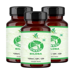 Ginkgo Biloba Veg. Capsules Pack of 3 - 120's Capsules