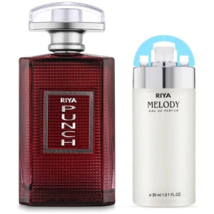 Riya Punch & Melody Eau De Parfum (EDP) For Men 130 ( Pack of 2 )