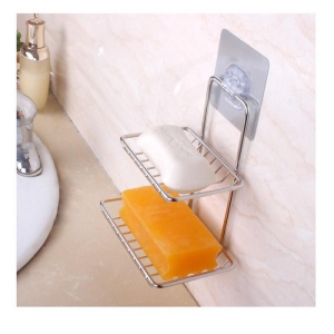 Stainless Steel Double Layer  Soap Holder