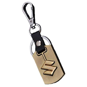 AutoSun Metallic Keychain Maruti Suzuki Single Golden