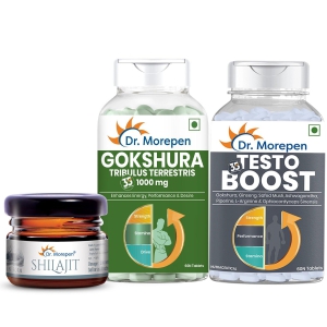 Performance Combo- (Gokshura ,Testo Boost Tablets & Shilajit Resin)