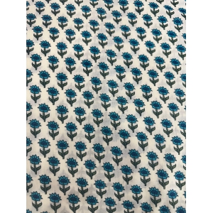 Buti print cotton fabric .-5.00 mtr