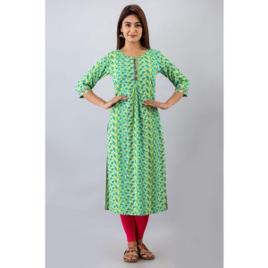 fabbibaprints-green-rayon-womens-straight-kurti-pack-of-1-none