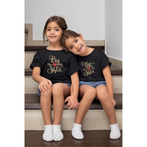 big sister little sister t-shirt-3-4 Y (24) / 1-2 Y (22)