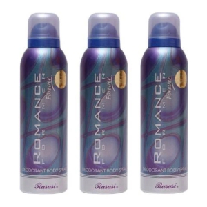 Deo - Rasasi Romance Forever 200 ml for Men (Pack of 3) - 200ml