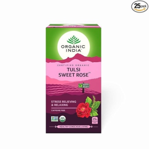 Organic India Sweet Rose Tea 25Tea Begs