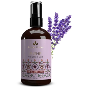 Avimee Herbal Pushp Pure Lavender Water | Soothes Skin, Fights Acne | With Lavender Oil | 110ML