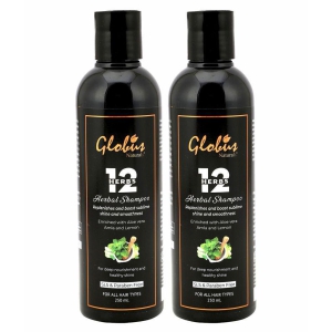 Globus Naturals 12 Herbs Hair Growth Shampoo 250 mL Pack of 2