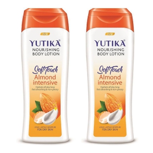 yutika Nourishing Soft Touch Almond Intensive Body Lotion ( 300 mL Pack of 2 )