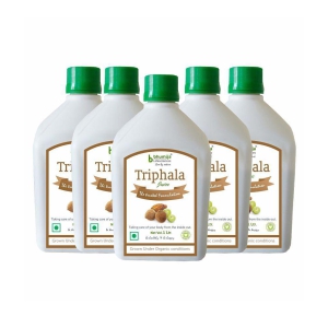 BHUMIJA LIFESCIENCES Triphala Juice  Health Drink Liquid 5 l Pack of 5