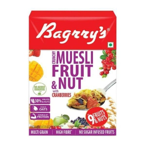 Bagrry's Crunchy Fruit and Nut with Cranberries Muesli 400 Gms