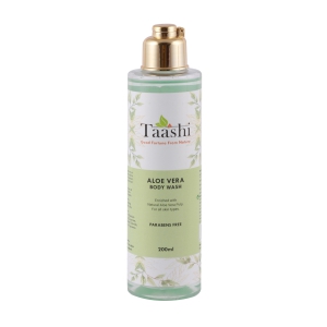 Taashi Aloe Vera Body Wash(200 ML) for moisturized, soft and supple skin