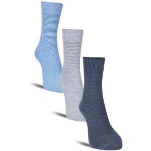 dollar-cotton-blend-mens-self-design-blue-mid-length-socks-pack-of-3-blue