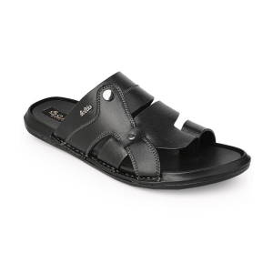 softio-black-mens-sandals-none