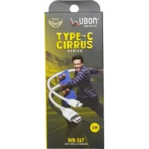 UBON WR-267 1Amp Cirrus Series TypeC Data Sync/Charging Cable (White)