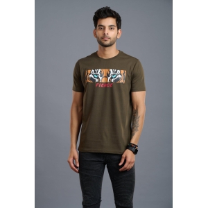 Tiger Fierce Printed T-Shirt for Men XL