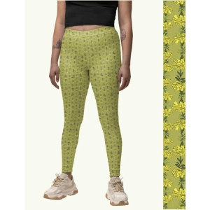 Marigold Love – Printed Athleisure Leggings For Women With Side Pocket Attached