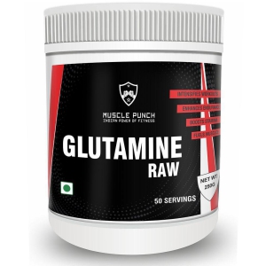 Muscle Punch Muscle Punch | Glutamine Raw| Post Workout | 100% Pure 250 gm 240 gm