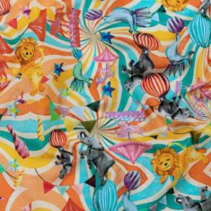 Cotton Malmal Fabric | Circus