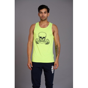 Devil Fit Printed Neon Vest (Activewear) for Men