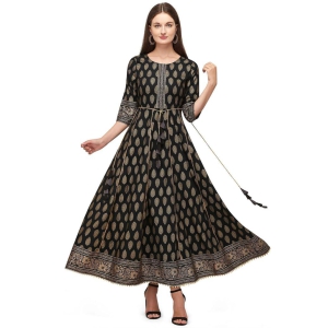 SHOPPING QUEEN Women's Rayon Anarkali Kurta