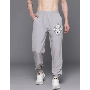 AKTIF Grey Lycra Mens Joggers ( Pack of 1 ) - None