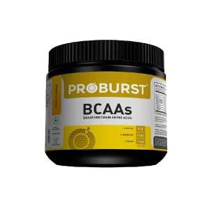 Proburst BCAA Powder Workout Bodybuilding Supplement Powder 250 Gms (ORANGE And LEMON)