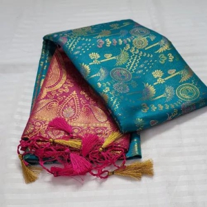 Banaras Warm Silk Magenta