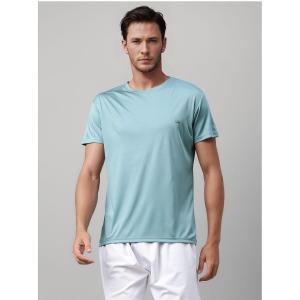 UrbanMark Polyester Regular Fit Solid Half Sleeves Men's T-Shirt - Blue ( Pack of 1 ) - None