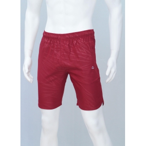 Printed Shorts / Runner's Edition / Maroon-Medium