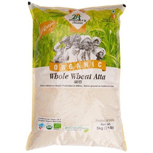 24 Mantra Organic Whole Wheat Atta 5 Kg