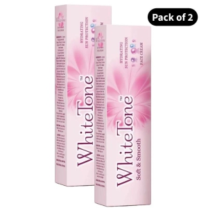 White Tone Hydrating Sun Protection Face Cream - Pack Of 2 (25g)