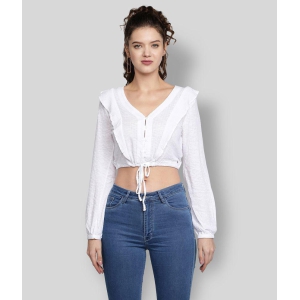 nuevosdamas-white-polyester-womens-crop-top-pack-of-1-l