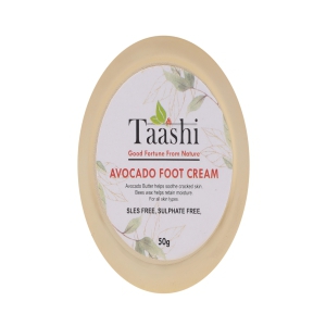 Taashi Avocado Cracked Heel Repair Foot Cream- 50 GM | All Skin Types