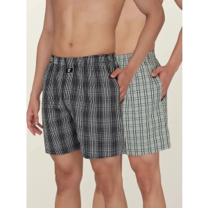 XYXX - Multicolor XYBOX2PCKN235 Cotton Blend Mens Boxer- ( Pack of 2 ) - None