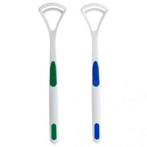 Arshalifestyle  New Hot Away Hand Scraper Fashion Tongue Cleaner Brush with Silica Handle