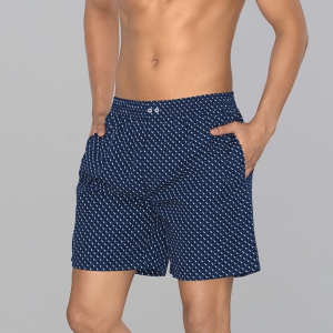 Astor Combed Cotton Boxer Shorts Arrow Blue XXL