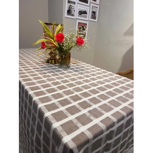 Checkered dining table Cover-Gray