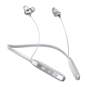 Tecsox In-the-ear Bluetooth Headset with Upto 25h Talktime Deep Bass - White - White