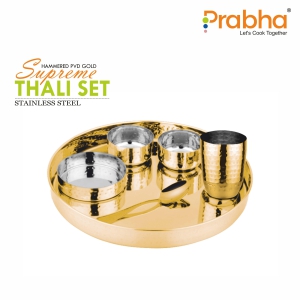 stainless-steel-hammered-supreme-thali-set-with-pvd-coating-pvd-gold