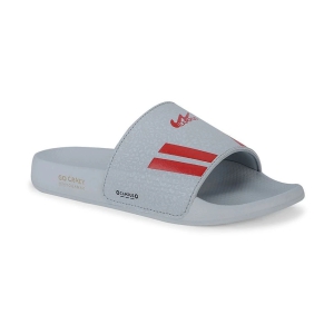 Campus Light Grey Mens Slide Flip Flop - None