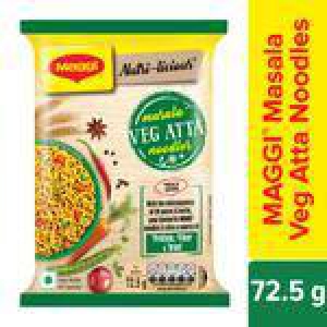 Maggi NutriLicious Masala Veg Atta Noodles  Herbs  Spice Blend Iron  Fibre Rich 72.5 G Pouch