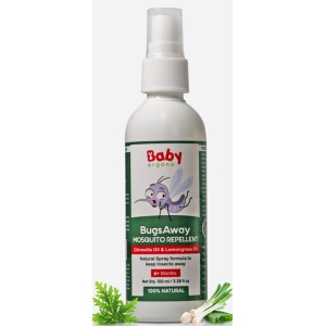 BabyOrgano BugsAway Mosquito Repellent Fabric Spray | Deet Free | 100% Herbal