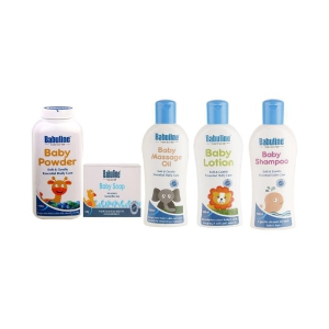 Babuline Baby Powder,Baby Soap,Baby Massage Oil ,Baby Lotion,Baby Shampoo (100 gm each)