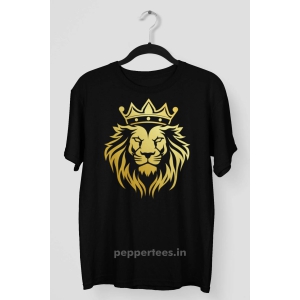 Royal Golden Lion T-Shirt-L / Black