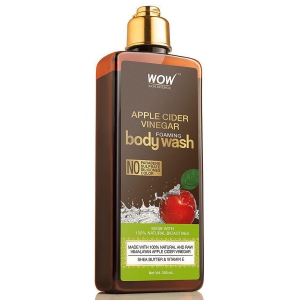 WOW Skin Science Apple Cider Vinegar Foaming Body Wash - No Parabens, Sulphate, Silicones & Color - 250mL