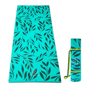 Purpose Printed Yoga Mat - Tropical Sky (6MM)-Turquoise Cyan