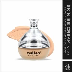 Maliao Beauty Balm Broad Spectrum BB Cream SPF 20 - Enhance and Protect-01 White Ivory