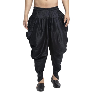 Banity Bey Men's Dupion Silk Dhoti | Men Elastic Readymade Dhoti Ready to Wear